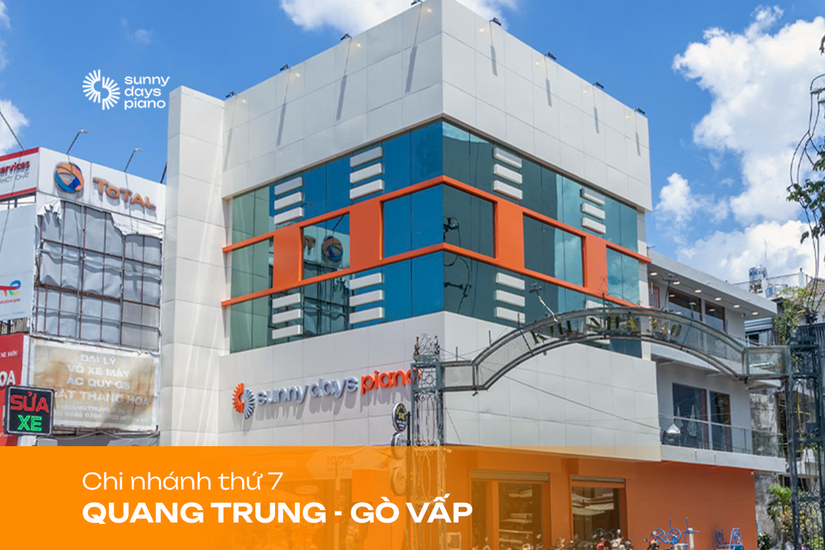 Sunny Days Piano chính thức khai trương chi nhánh thứ 7 tại Đường Quang Trung, Phường Gò Vấp